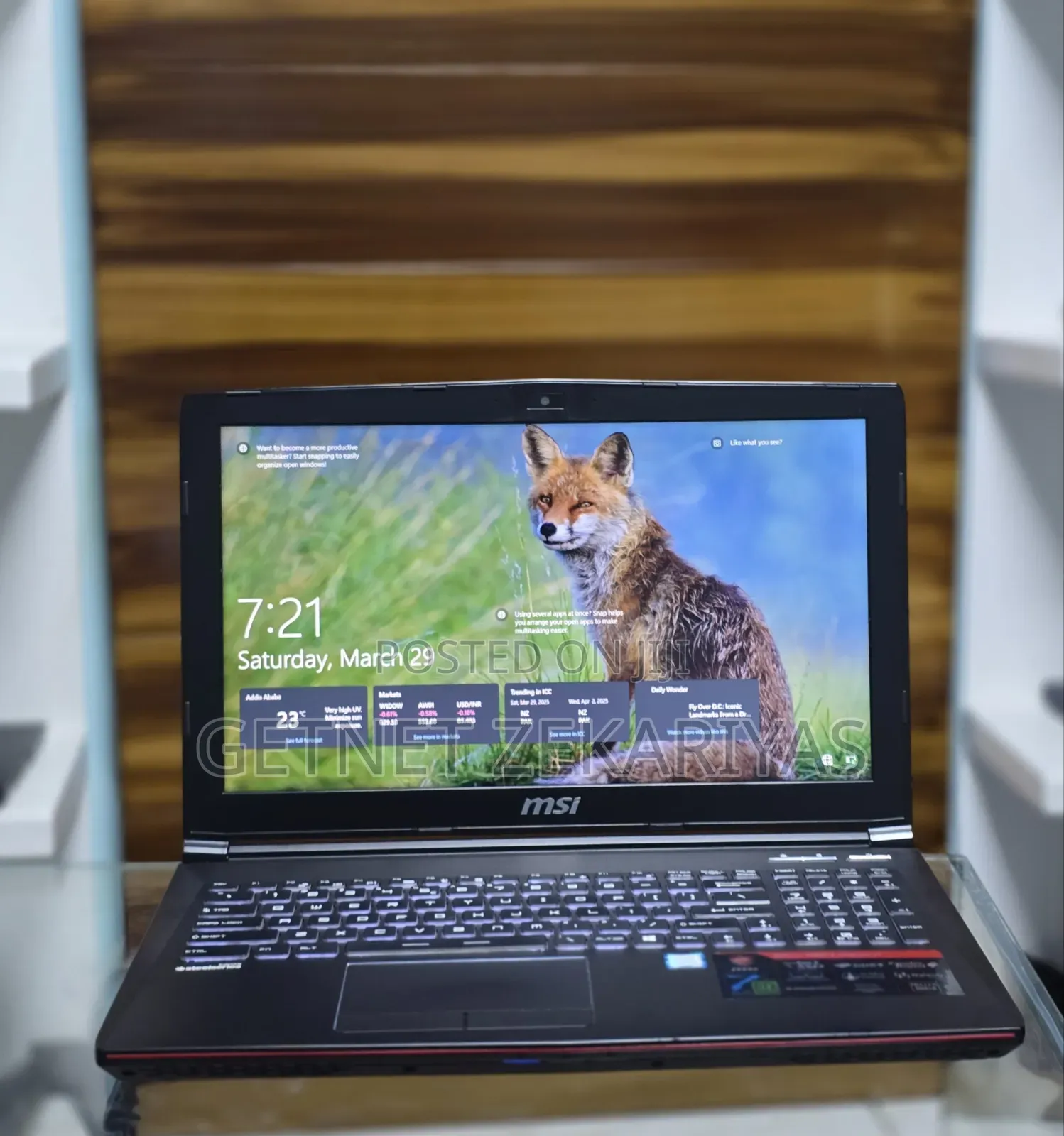 New Laptop MSI 8GB Intel Core I5 HDD 1T