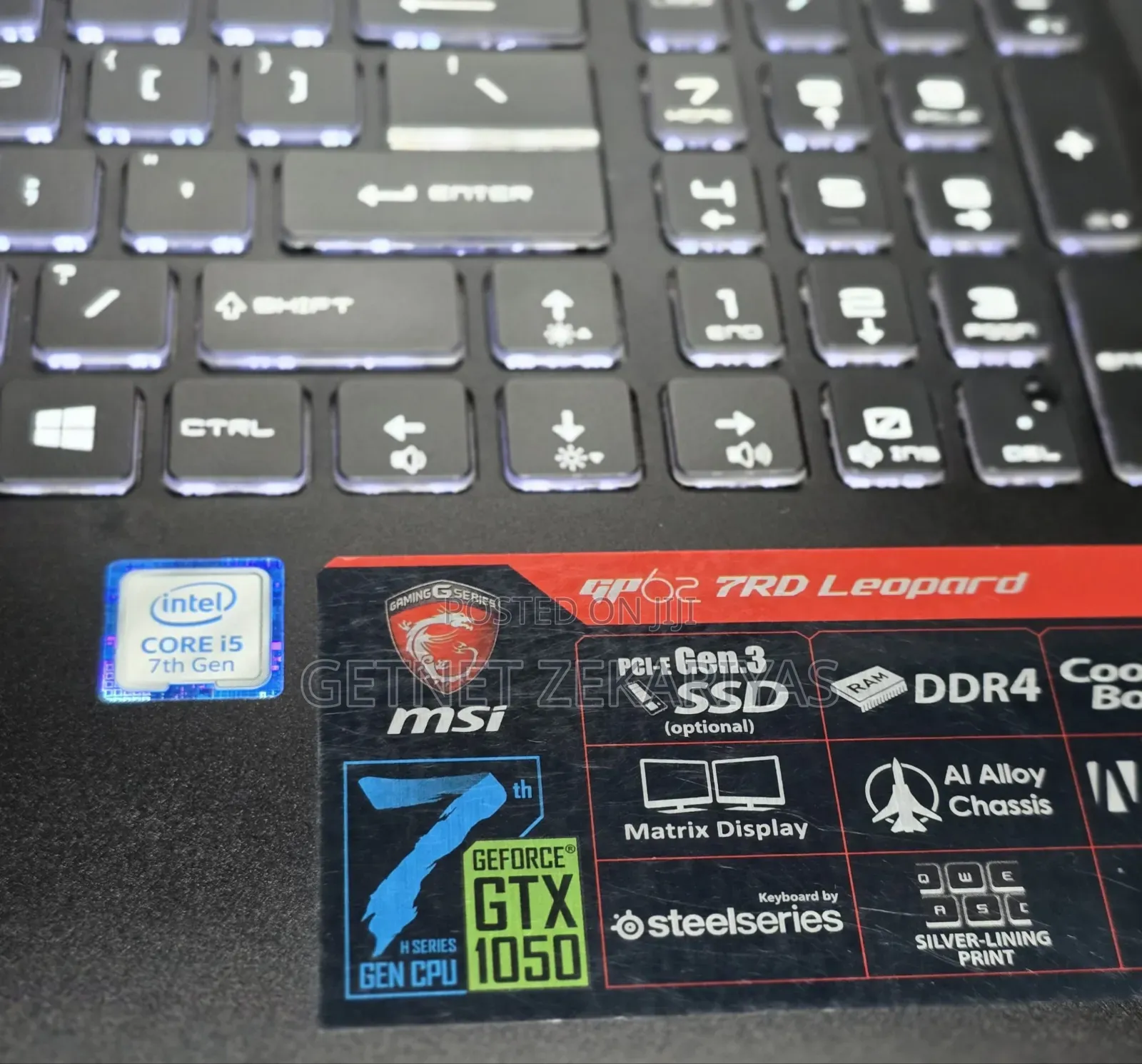 New Laptop MSI 8GB Intel Core I5 HDD 1T