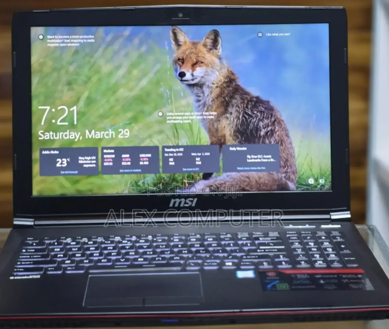 New Laptop MSI GF63 8GB Intel Core I5 SSD 512GB