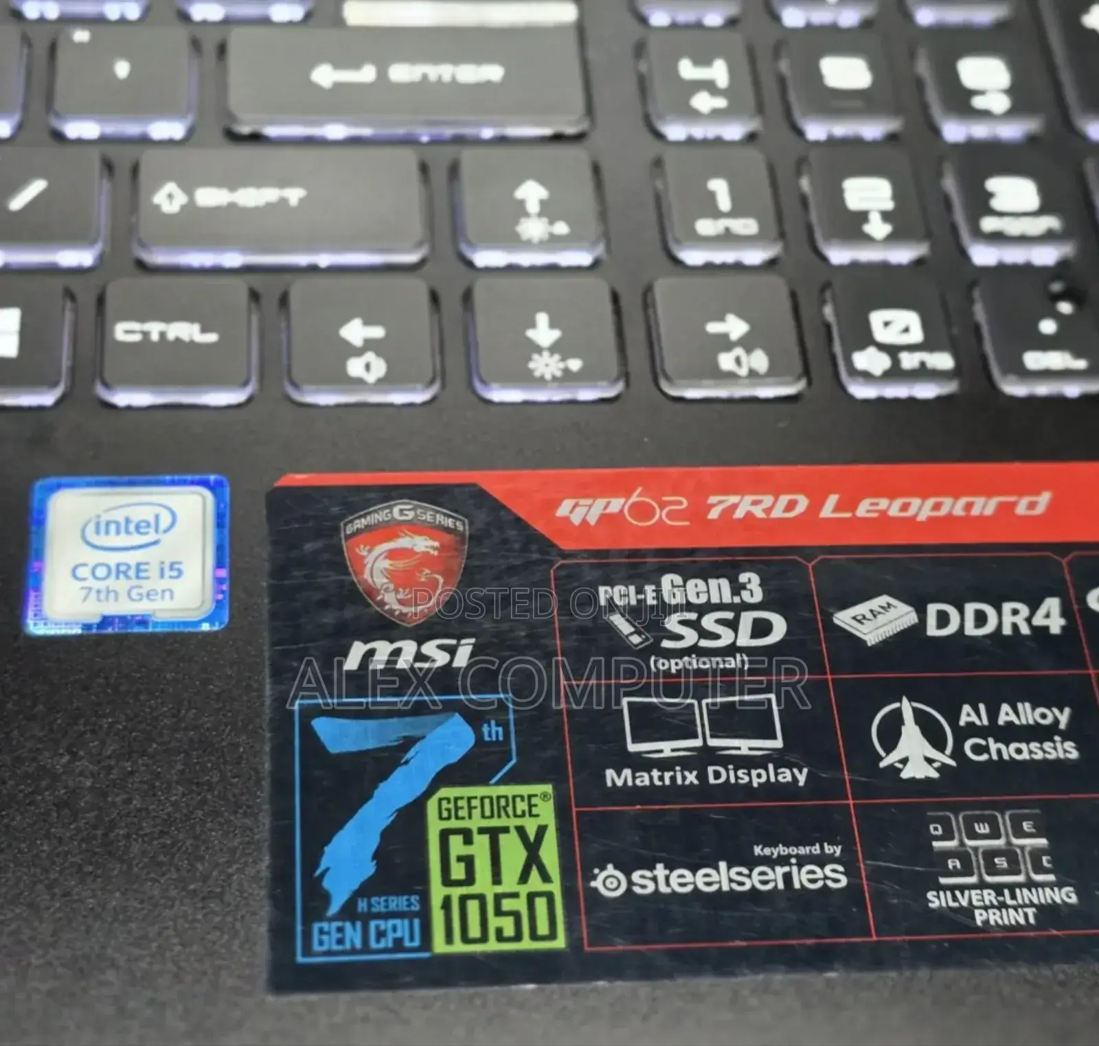 New Laptop MSI GF63 8GB Intel Core I5 SSD 512GB