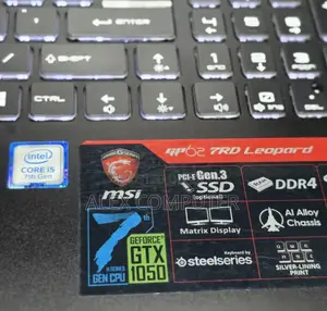 New Laptop MSI GF63 8GB Intel Core I5 SSD 512GB