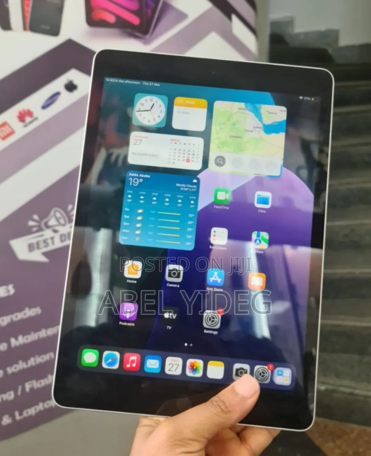 New Apple iPad 10.2 (2021) 64 GB Gray