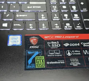 New Laptop MSI 8GB Intel Core I5 HDD 1T