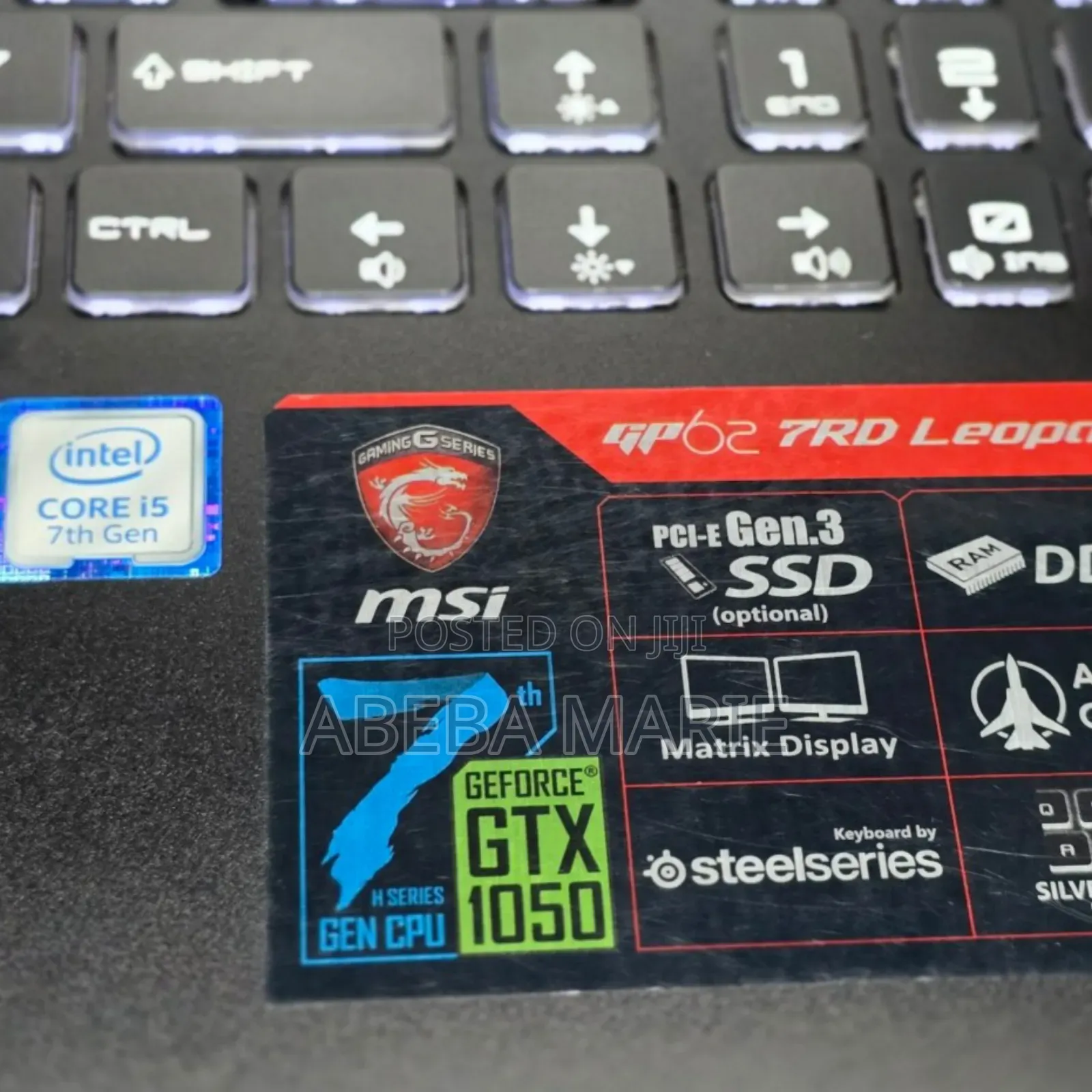 New Laptop MSI GP75 Leopard 8GB Intel Core I5 HDD 1T