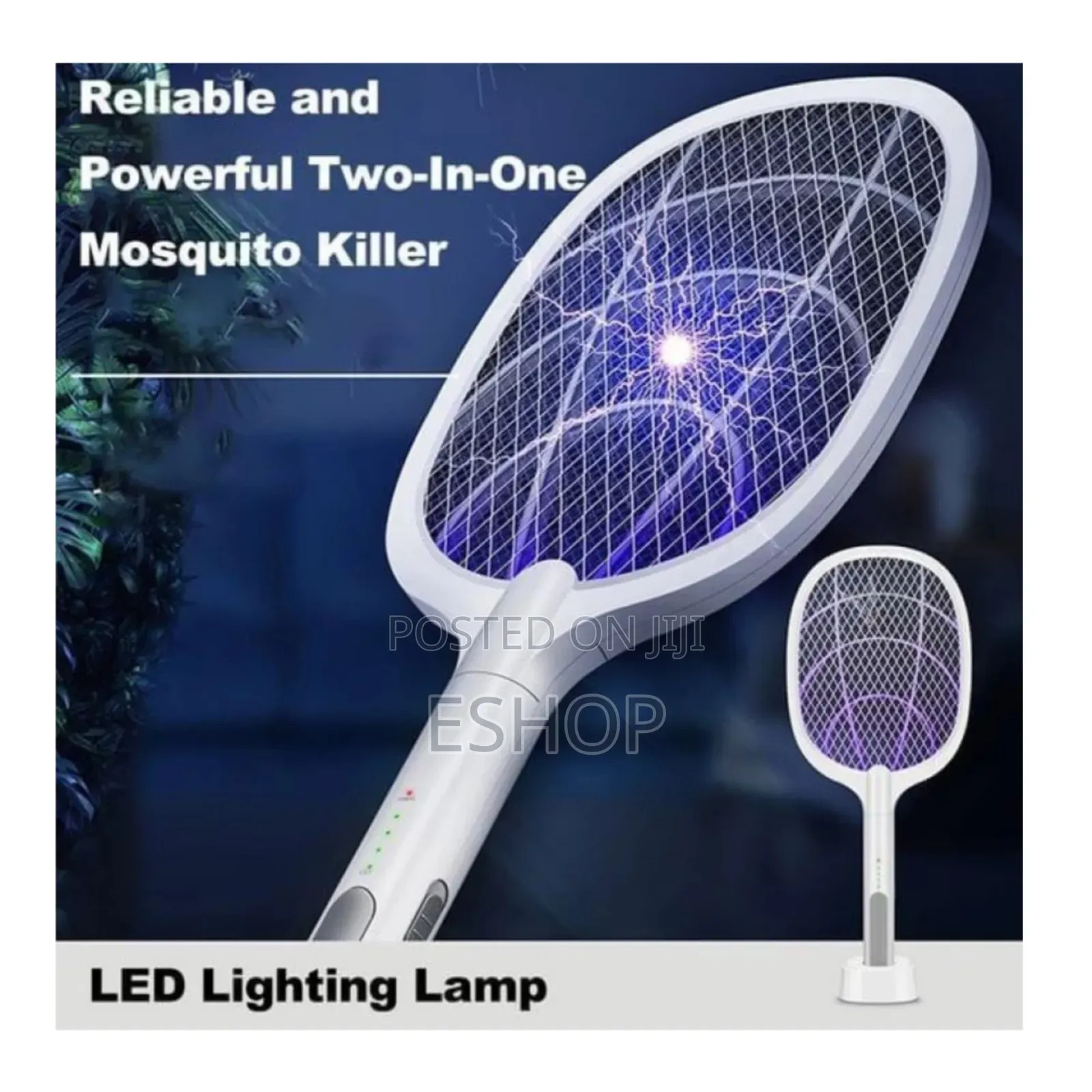 Smart Bug Zapper Racket – Portable Mosquito Killer