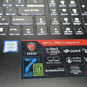 New Laptop MSI 16GB Intel Core I5 SSD 512GB
