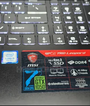 New Laptop MSI GF63 8GB Intel Core I5 HDD 1T