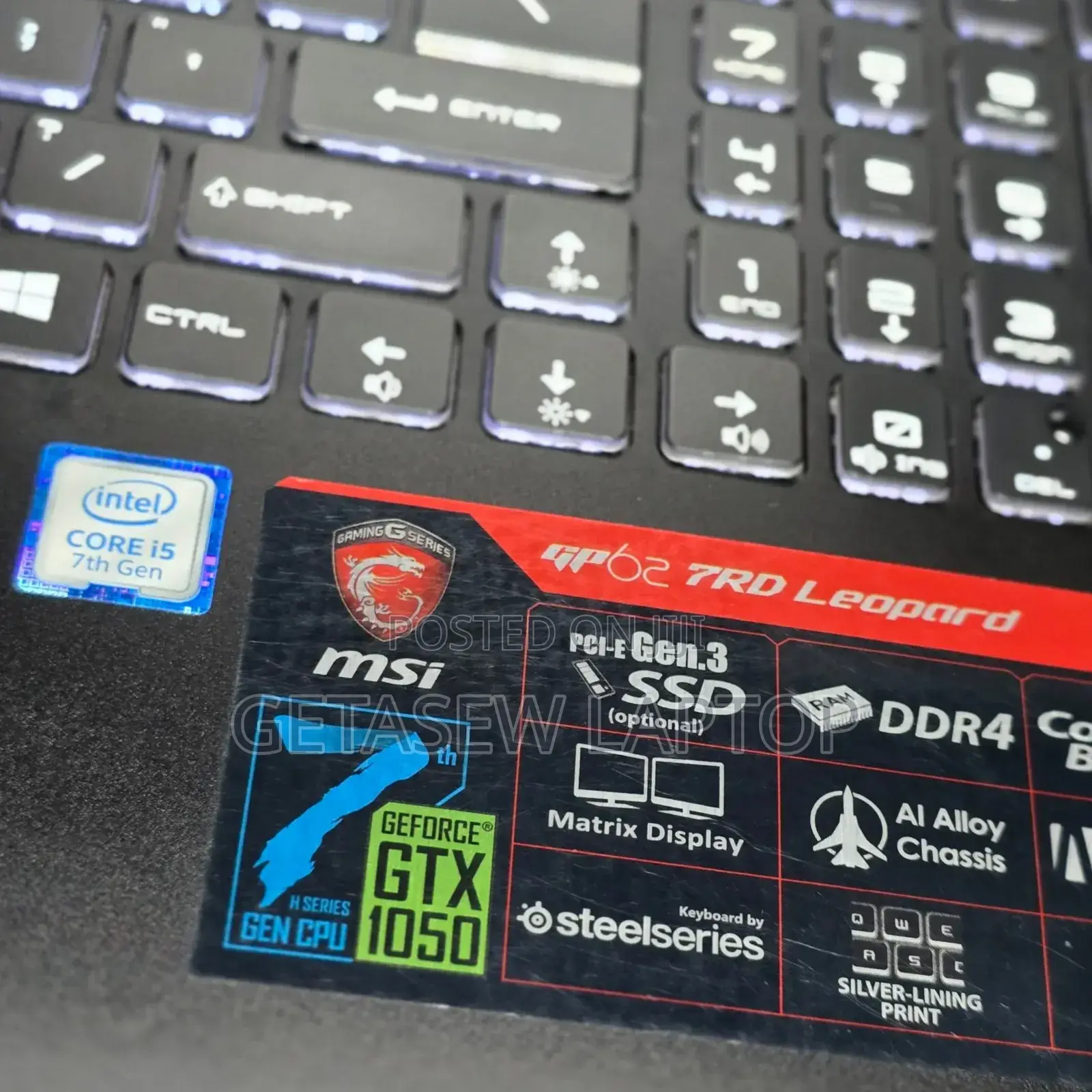 Laptop MSI 8GB Intel Core I5 SSD 1T