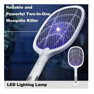 Photo - Rechargeable Electric Mosquito Swatter -Purpose Bug Zapper