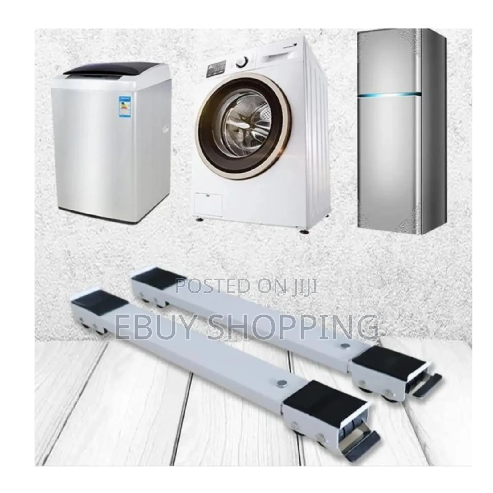 Easy-move Appliance Base – Wheels With Brakes For Safety!**