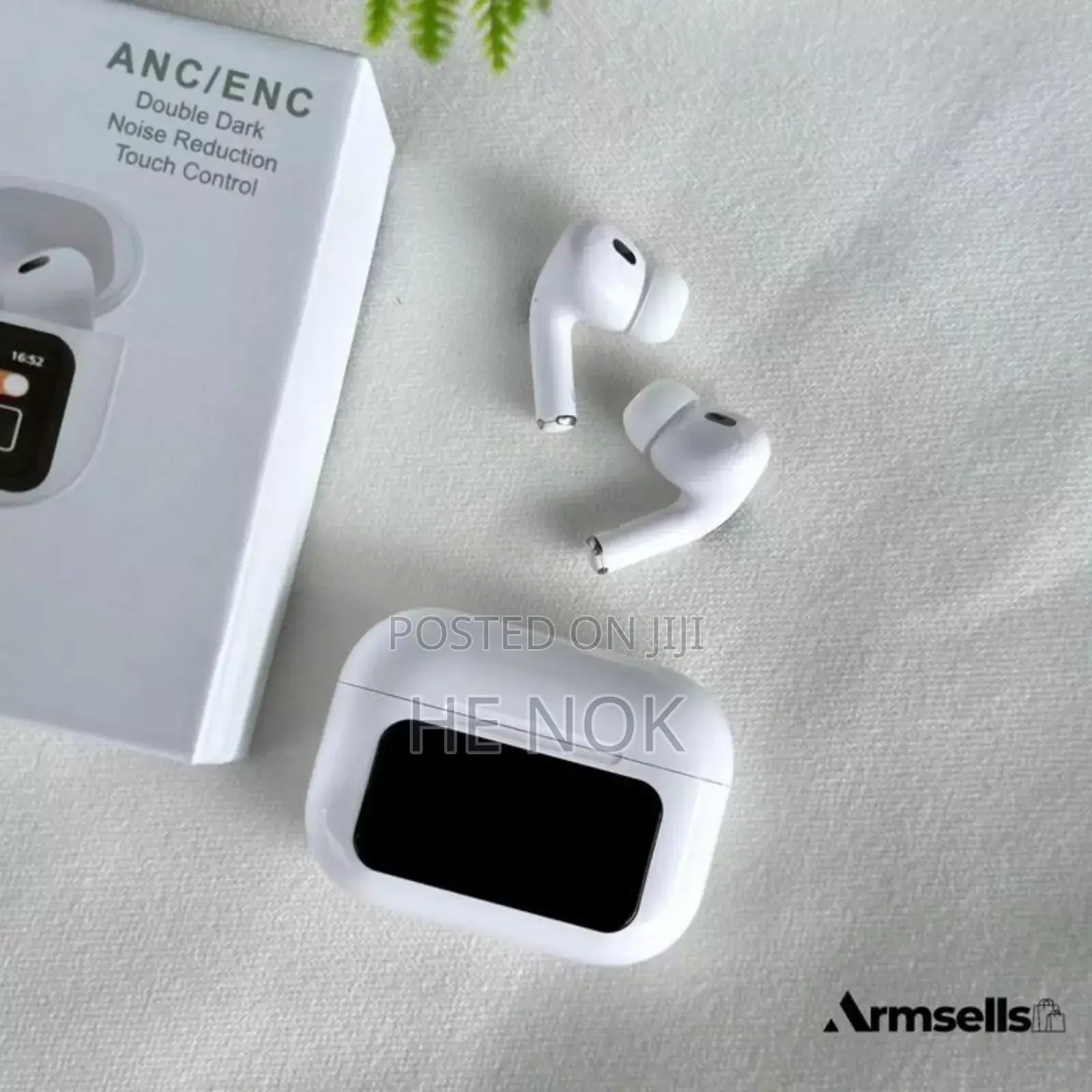 Anc/Enc Touch Display Noise Cancelling Earbuds