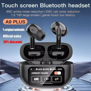 Anc/Enc Touch Display Noise Cancelling Earbuds