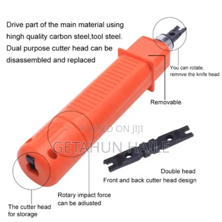 Impact Punch Down Tool Blade Network Wire Cable Rj45,Cat6