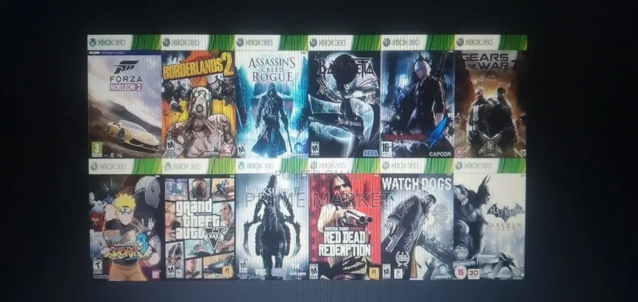 Xbox 360 Digital Games (Flash Drive) 350 Birr