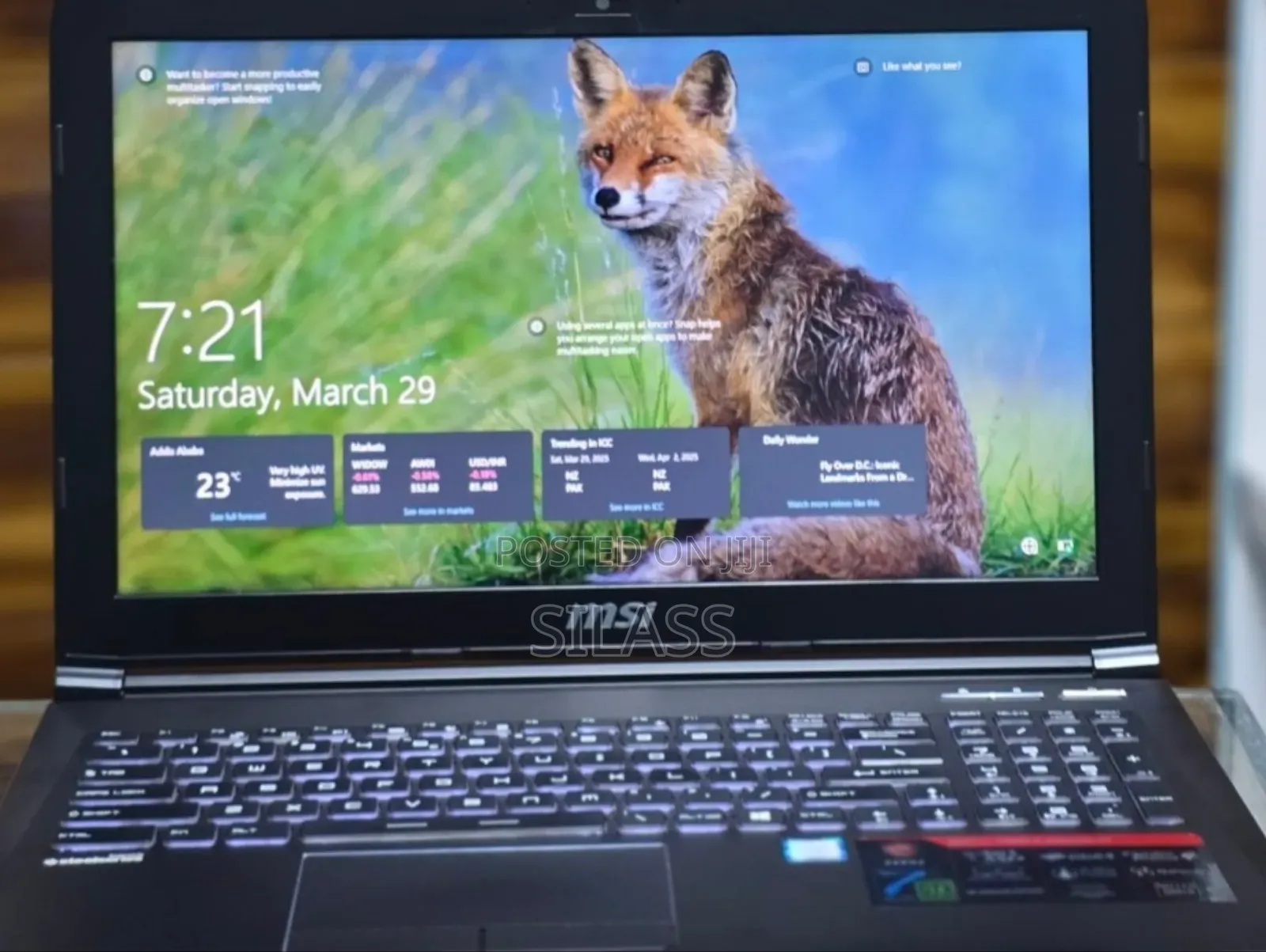 New Laptop MSI GF63 8GB Intel Core I5 HDD 1T