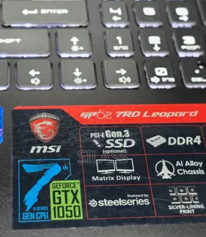 New Laptop MSI GF63 8GB Intel Core I5 HDD 1T