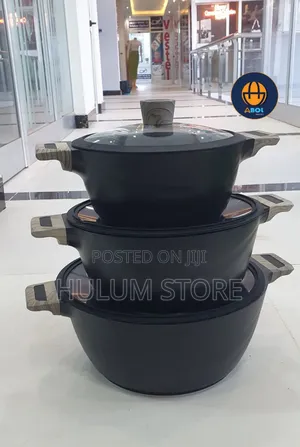 Momcoc 3pcs Die-Cast Casserole Set