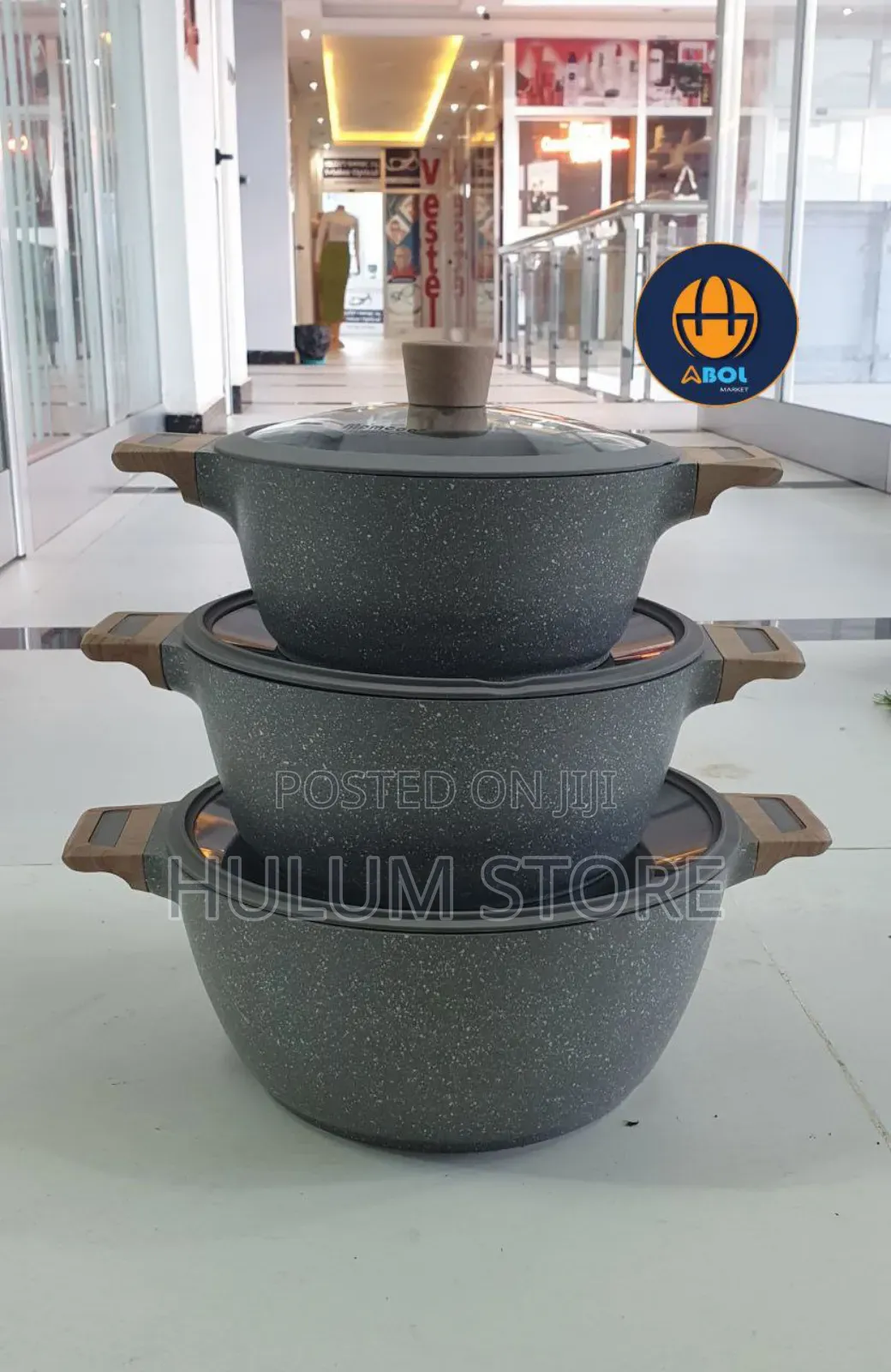 Momcoc 3pcs Die-Cast Casserole Set