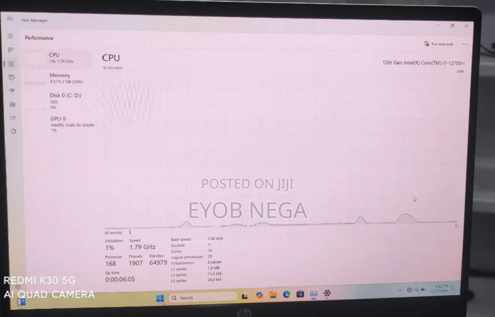 New Laptop HP Pavilion 14 16GB Intel Core I7 SSD 512GB