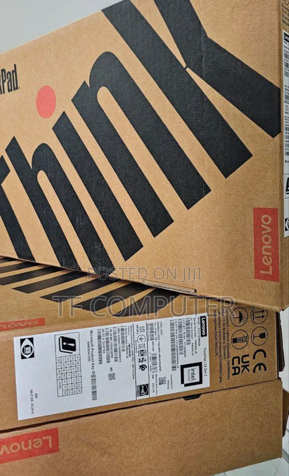 New Laptop Lenovo Thinkpad L14 16GB Intel Core I5 SSD 256GB