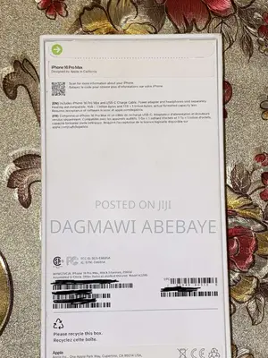 New Apple iPhone 16 Pro Max 256 GB Black