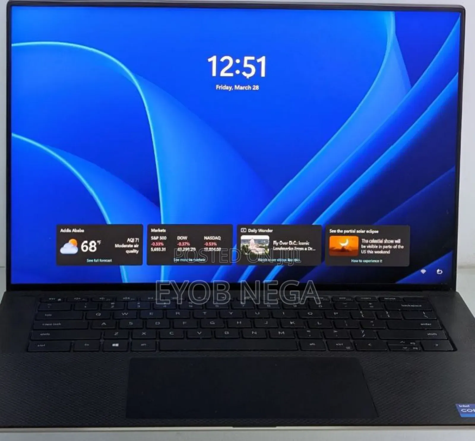 New Laptop Dell XPS 15 16GB Intel Core I7 SSD 512GB