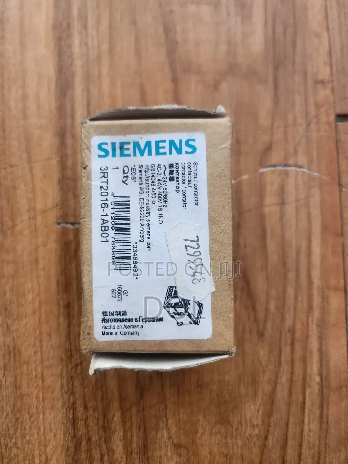 Power Contactor Siemens Germany Model 3rt2016-1ab01