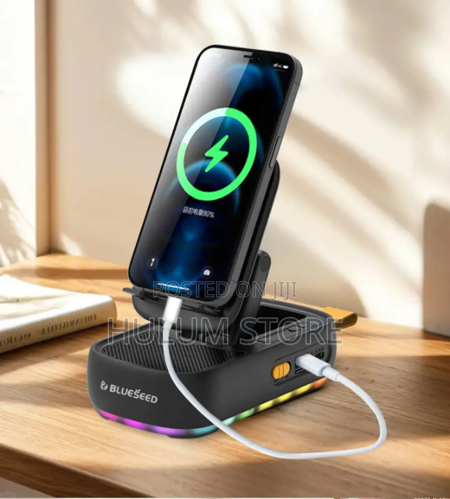 Bluetooth Speaker With Phone Holder