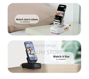 Bluetooth Speaker With Phone Holder