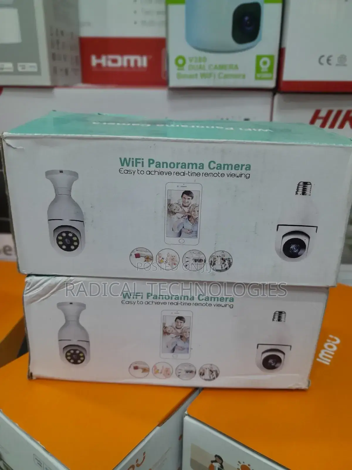 አምፖል 360° Security Camera Xiaomi Mi Hikvision Ezviz Imou Unv