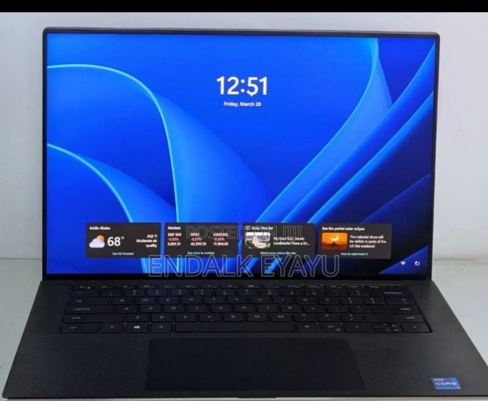 New Laptop Dell XPS 15 16GB Intel Core I7 SSD 512GB