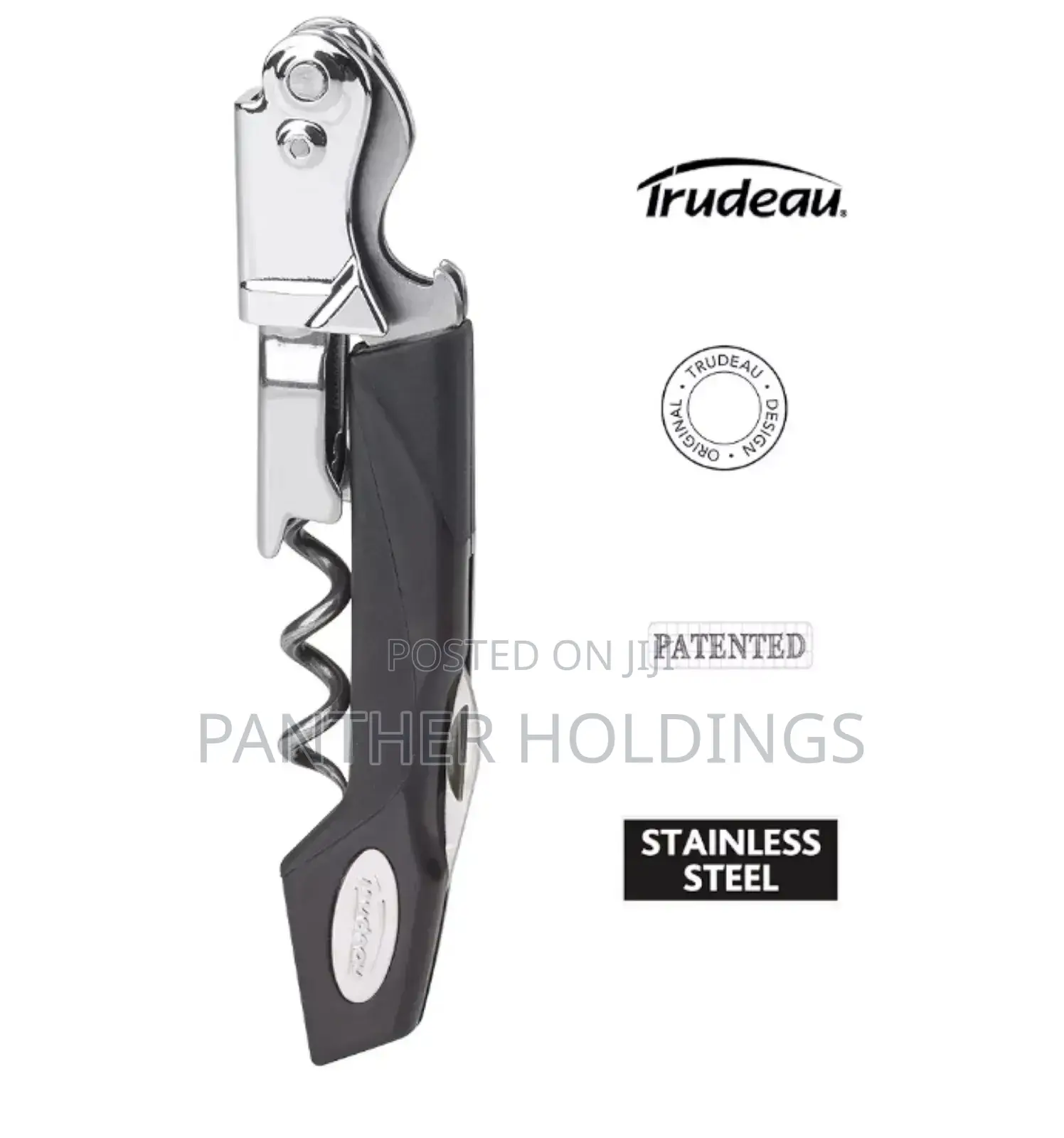 Trudeau Wine Bottle Corkscrew