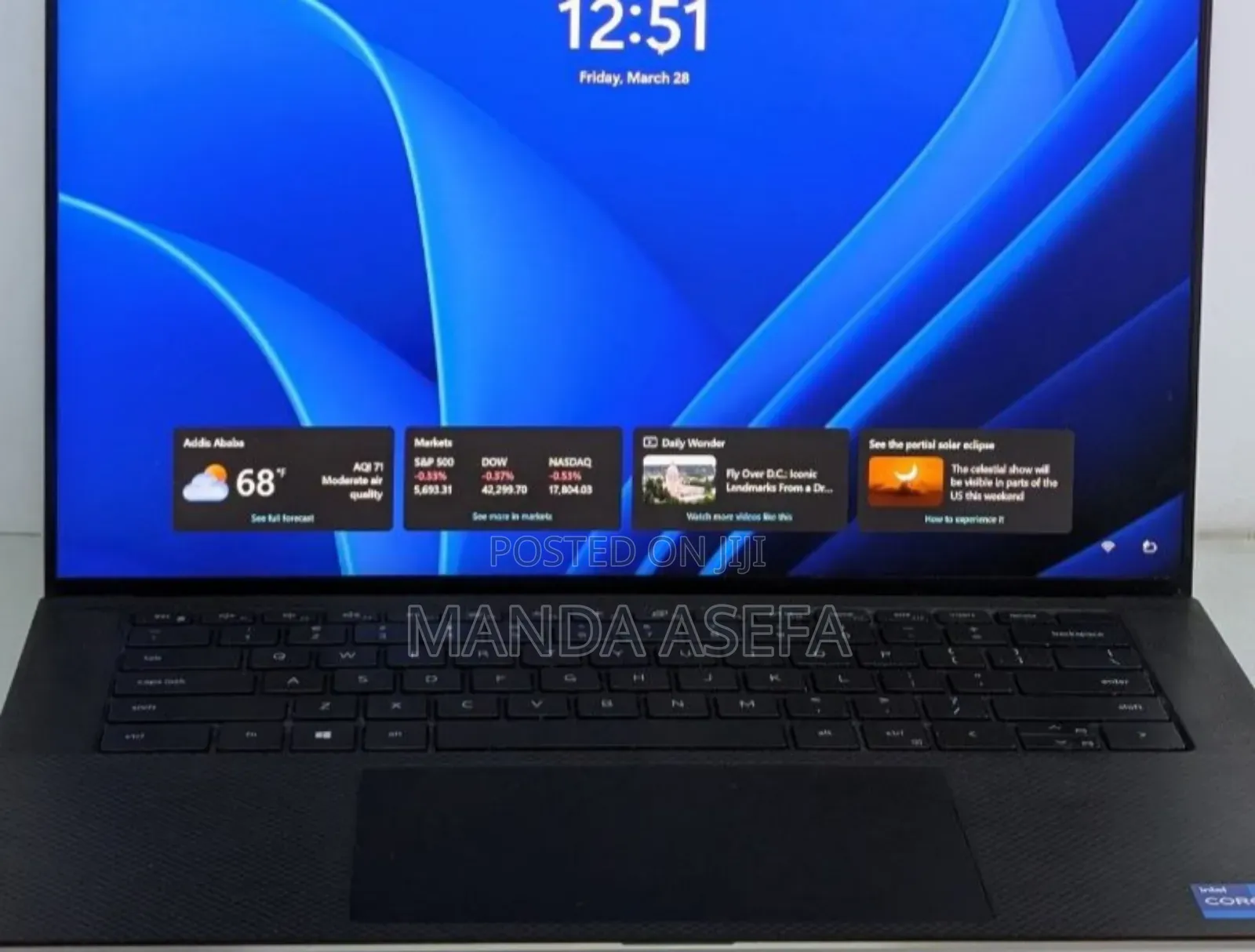 New Laptop Dell XPS 15 16GB Intel Core I7 SSD 512GB