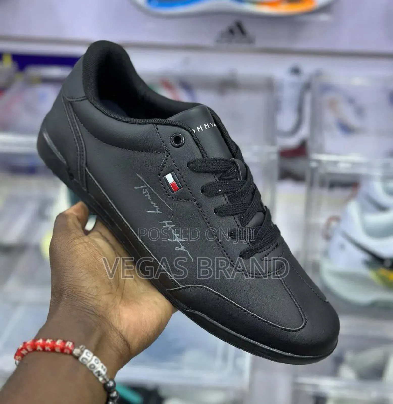 Tommy Hilfiger Triple Black Master Quality Shoes