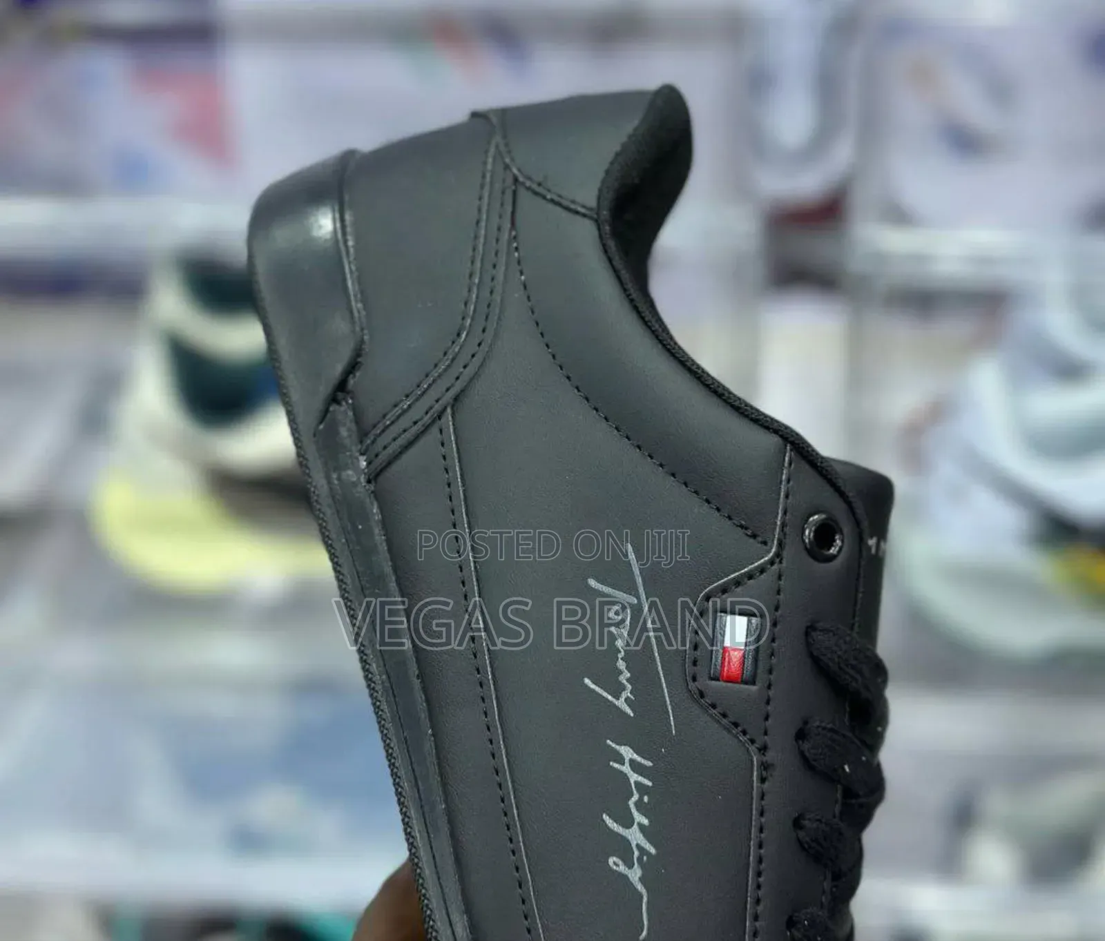 Tommy Hilfiger Triple Black Master Quality Shoes