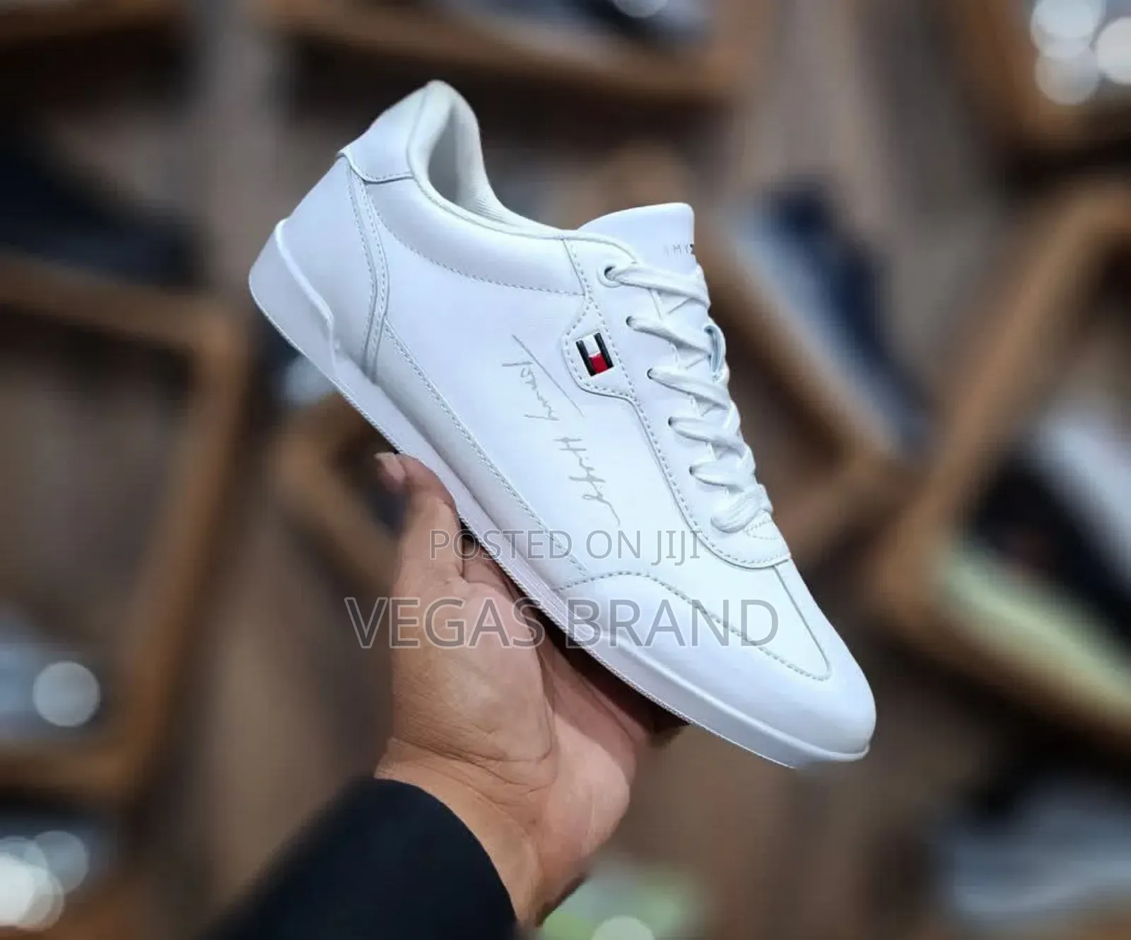 Tommy Hilfiger Triple White Master Quality Shoes
