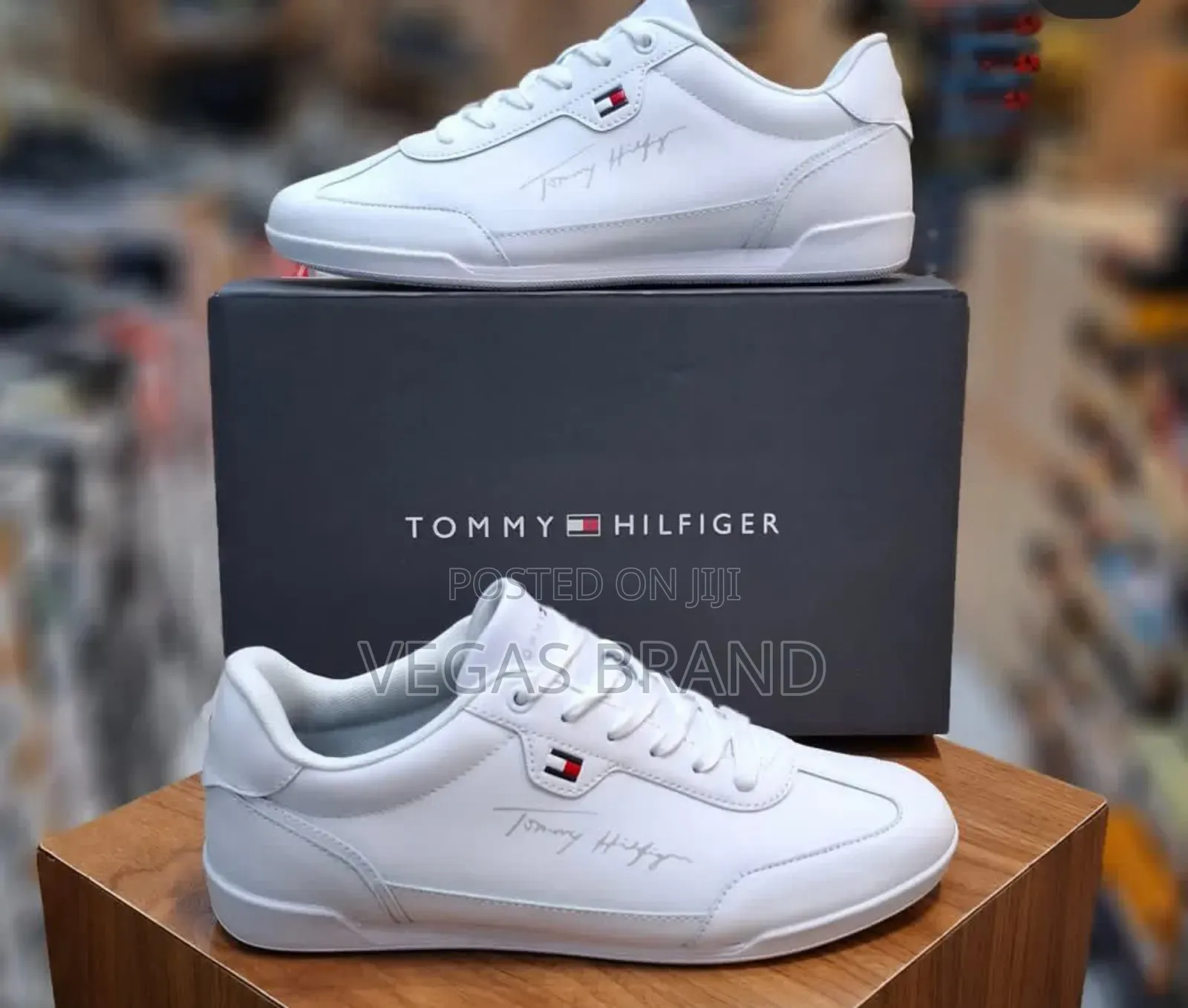 Tommy Hilfiger Triple White Master Quality Shoes