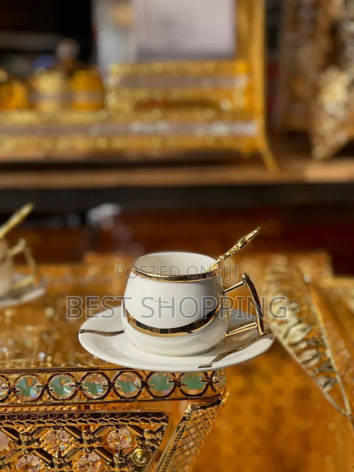 Coffee Ceramic Set 12 PCS ቡና ሴት