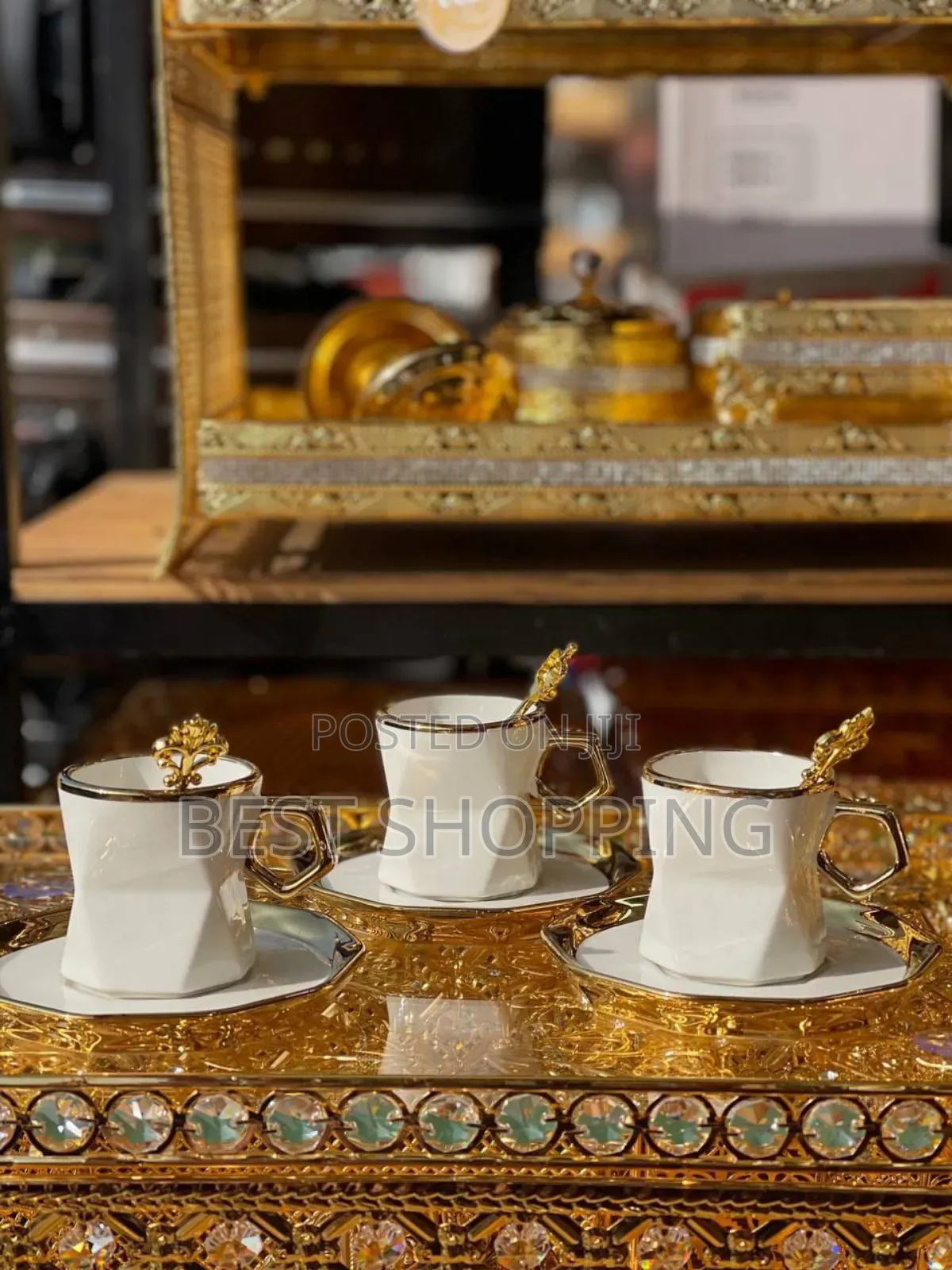 Coffee Ceramic Set 12 PCS ቡና ሴት