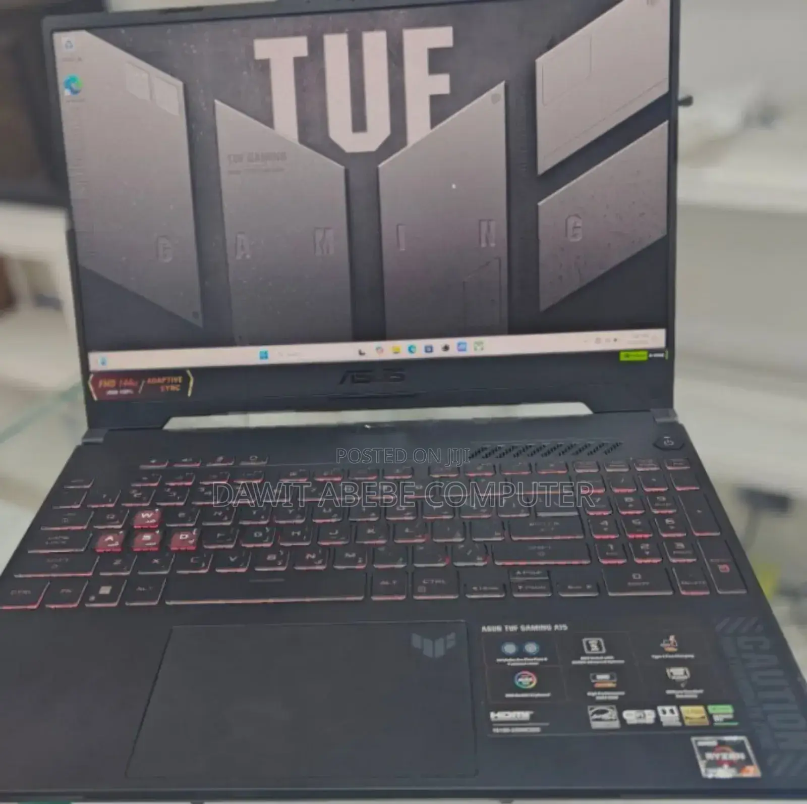 New Laptop Asus TUF Gaming A15 16GB AMD Ryzen 7 SSD 512GB
