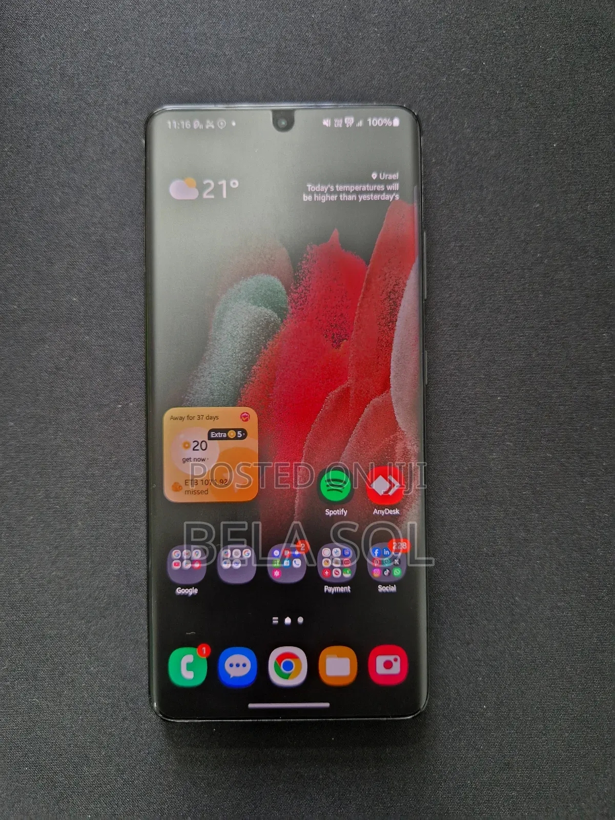 New Samsung Galaxy S21 Ultra 5G 256 GB Black