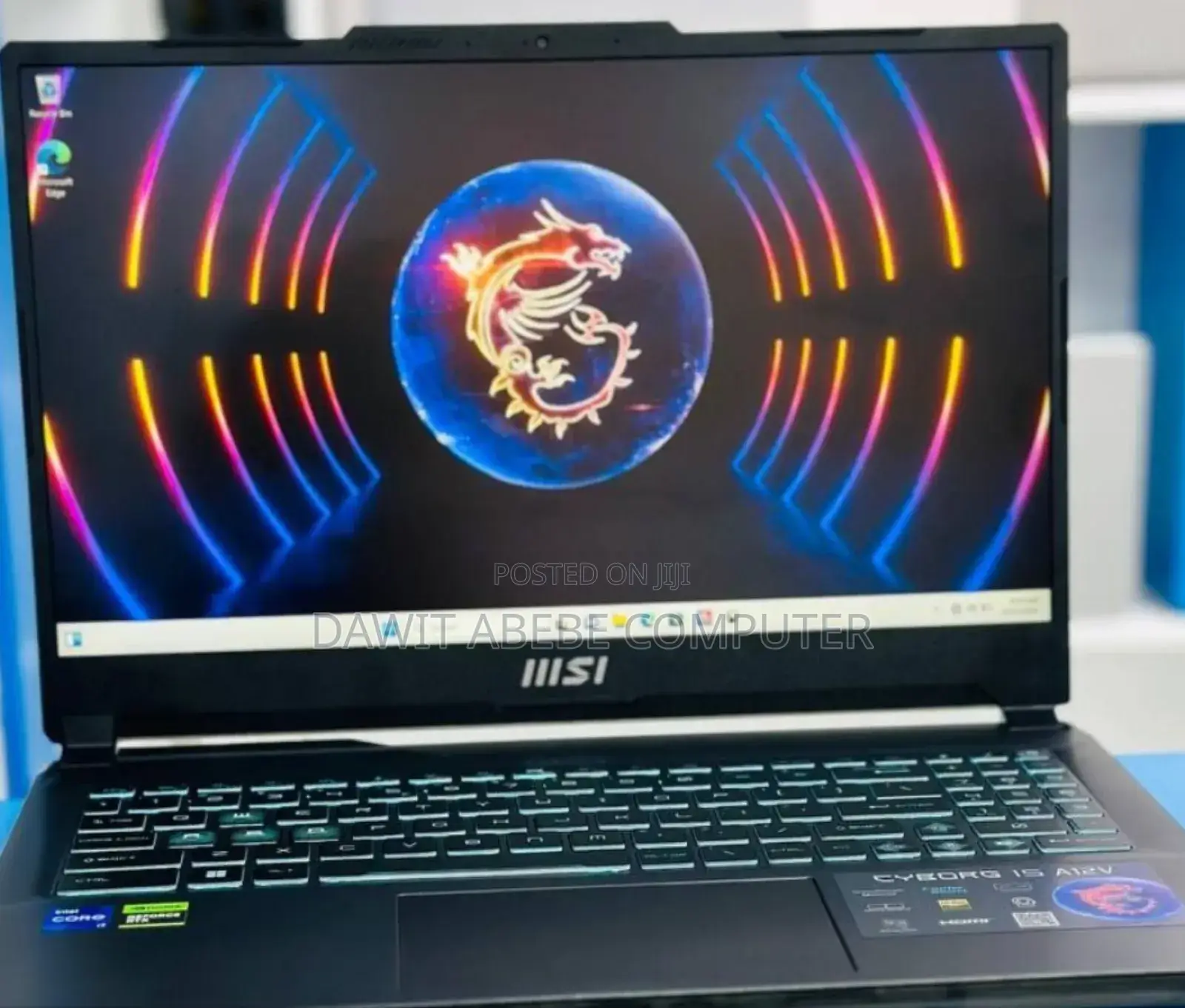 New Laptop MSI Cyborg 15 16GB Intel Core I7 SSD 1T