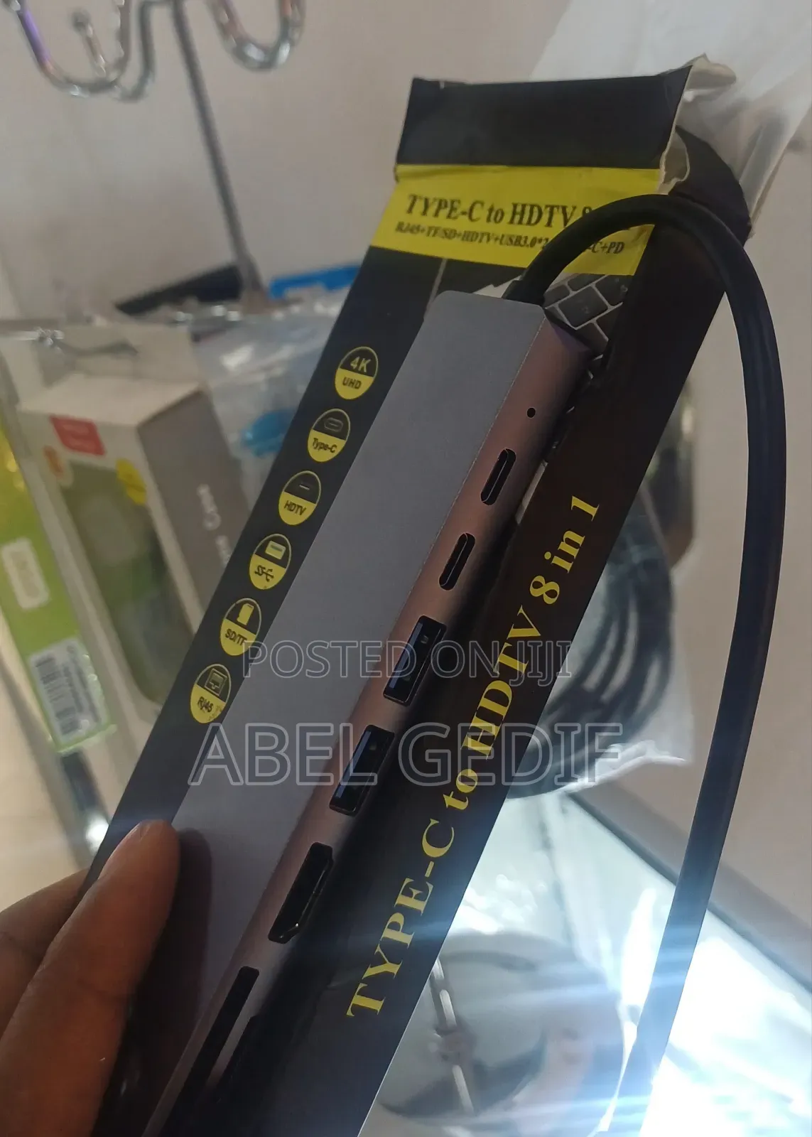 Type C to 8 in One Muti Converter