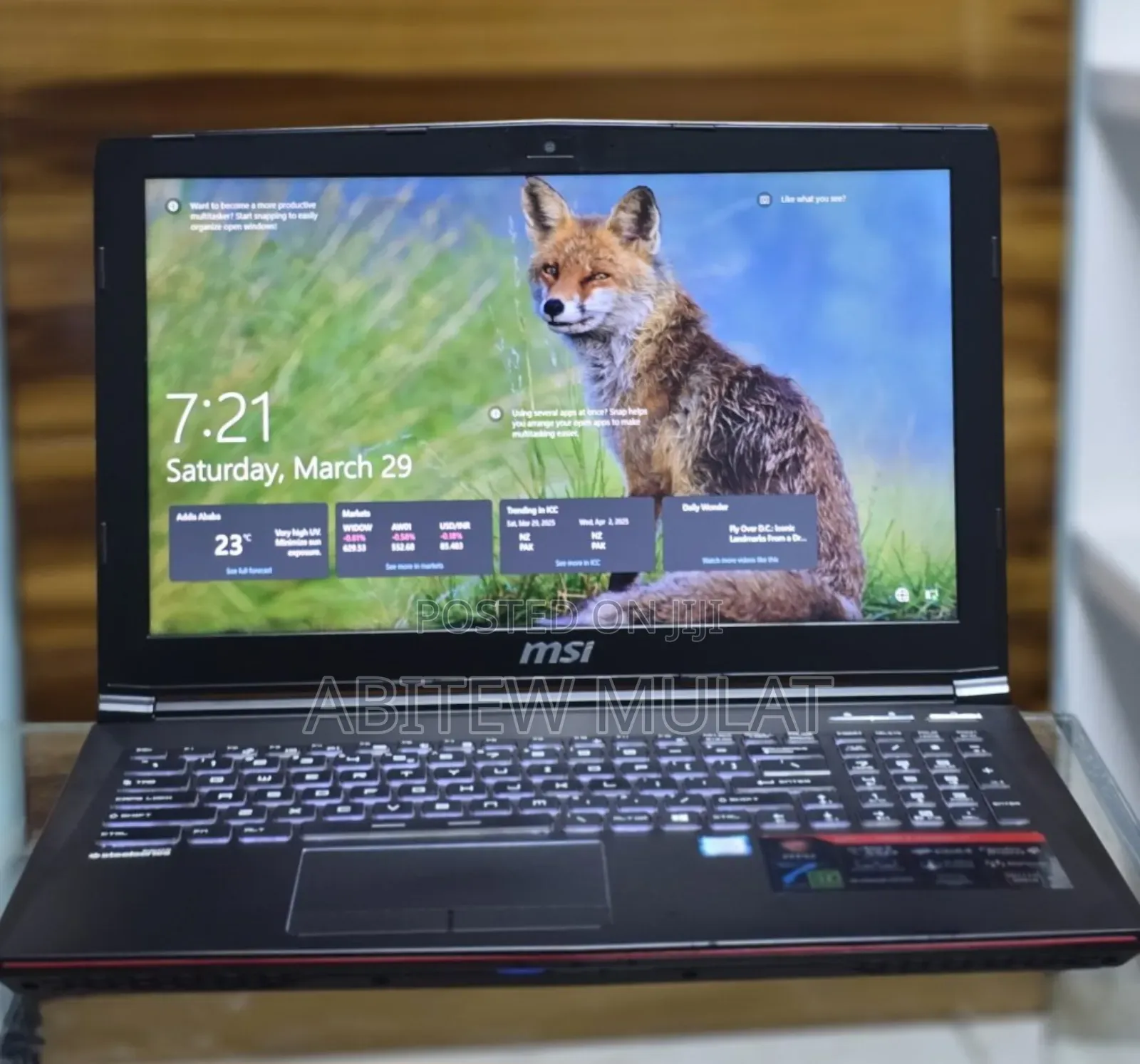 New Laptop MSI GF63 16GB Intel Core I5 HDD 1T