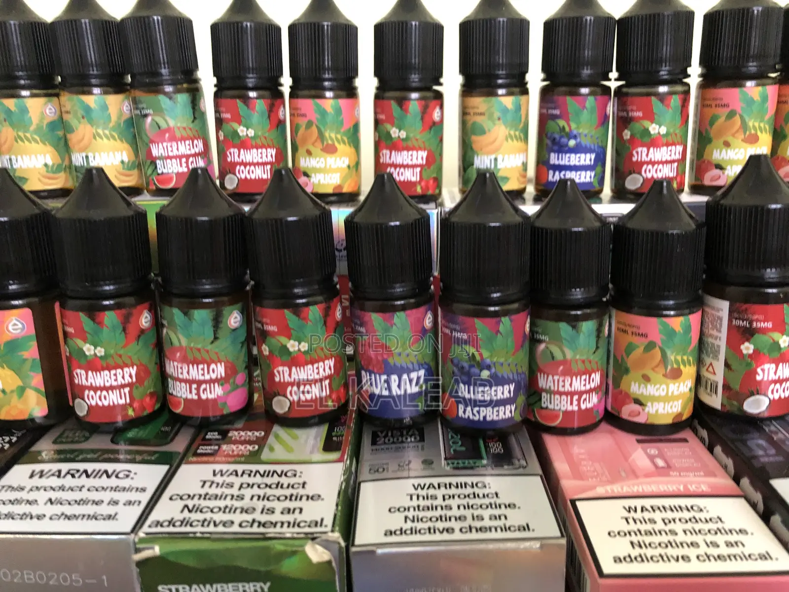 Vape Oils in Different Flavors
