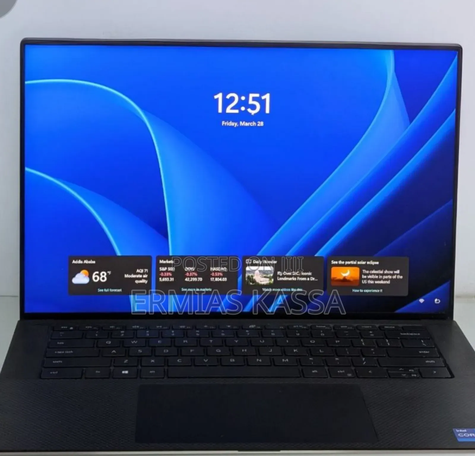 New Laptop Dell XPS 15 16GB Intel Core I7 SSD 512GB