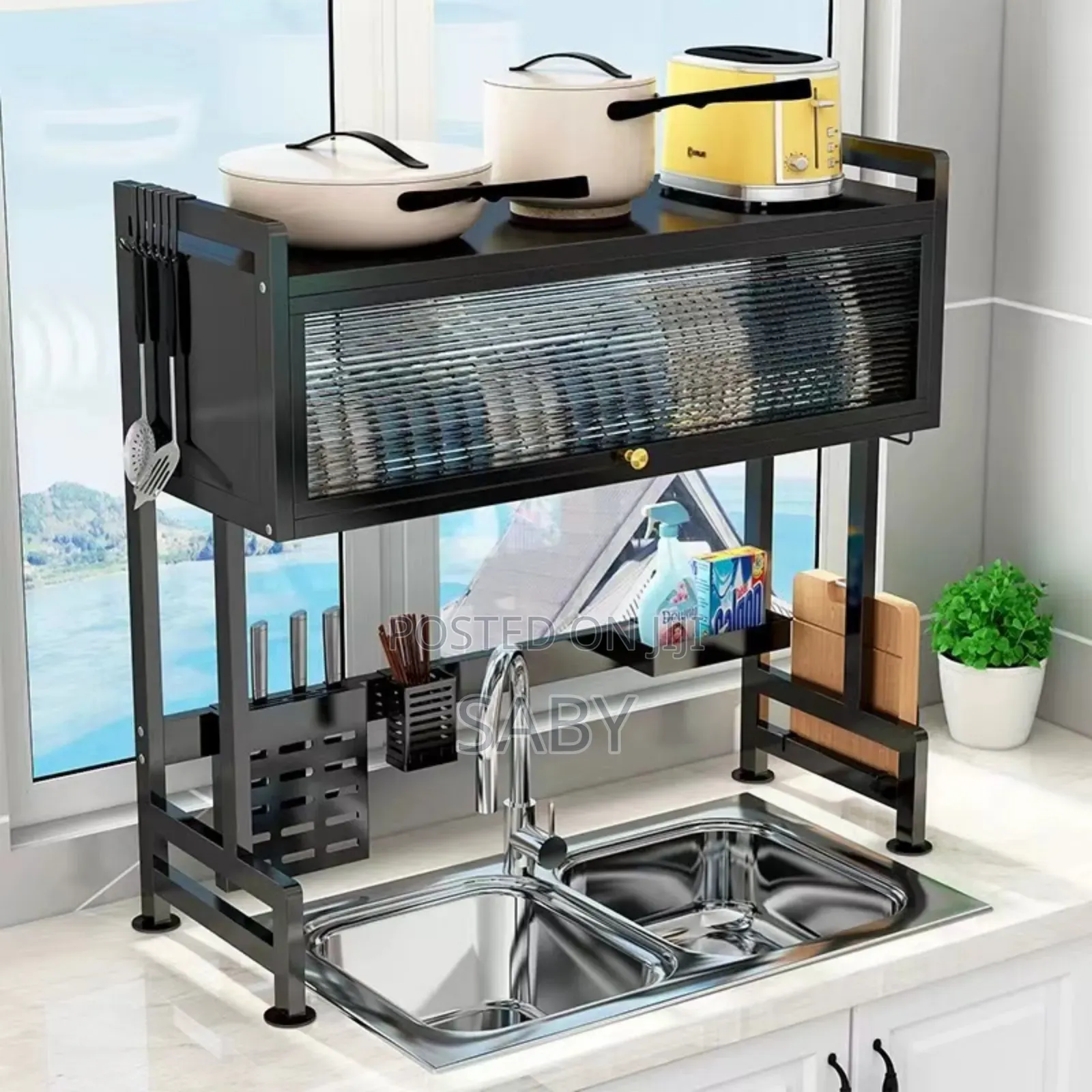 የታጠቡ የወጥ ቤት ዕቃዎች ማድረቂያ