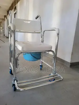 Photo - Toilet Chair - Mobile Commode∆齍memory Foam Cushion胹፰chair