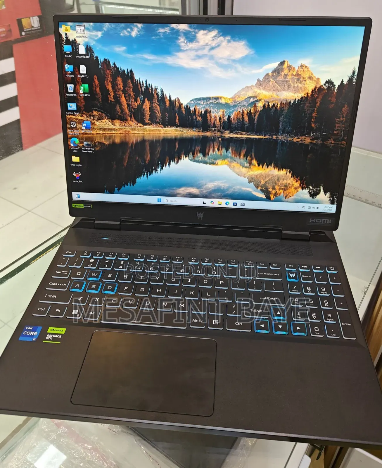 New Laptop Acer Predator Helios Neo 16 16GB Intel Core I7 SSD 1T