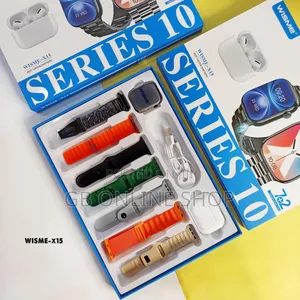 Wisme -X15 Serious 10 Smart Watch Combo
